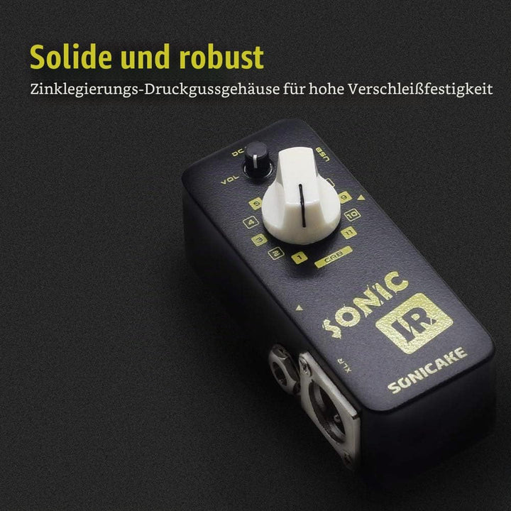 SONICAKE Sonic IR Gitarre Bass Effektpedal Lautsprecherbox Simulator Impulsantwort Lader, IR