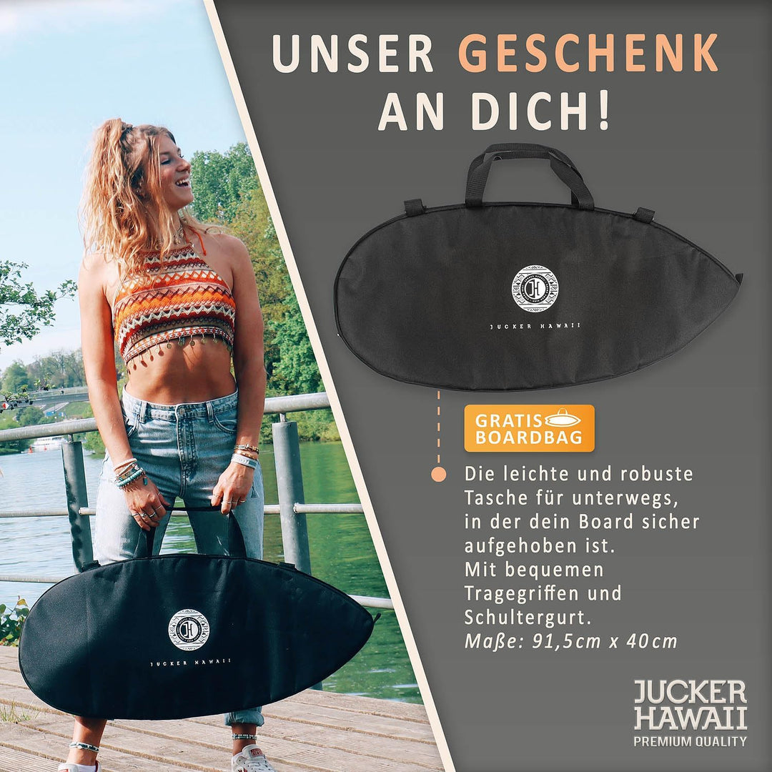 JUCKER HAWAII Balance Boards - Trick & Surf Balanceboard mit extra rutschfester Oberfläche - Find Yo