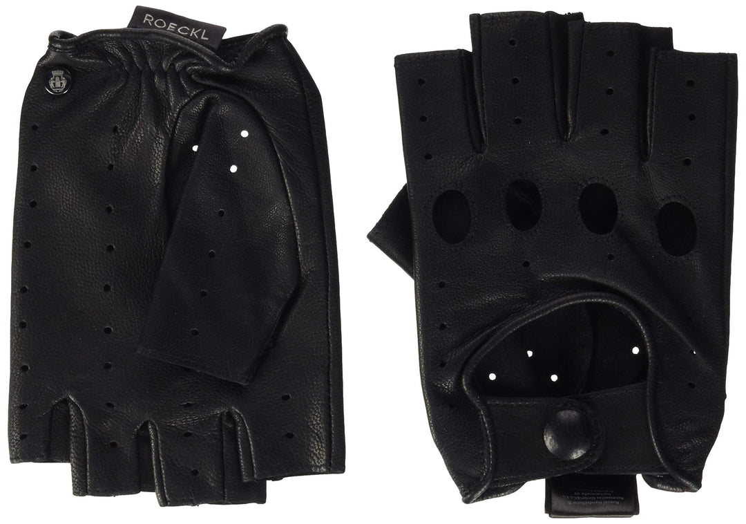 Roeckl Herren Palermo Autofahrer Handschuhe 8 Schwarz, 8 Schwarz