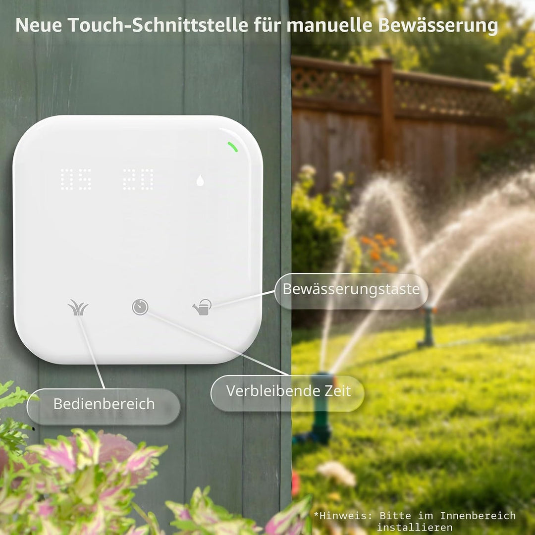 Netro Spark Smart Sprinkler-Controller, WiFi, wetterbewusst, Fernzugriff (8 Zonen), 8 Zone
