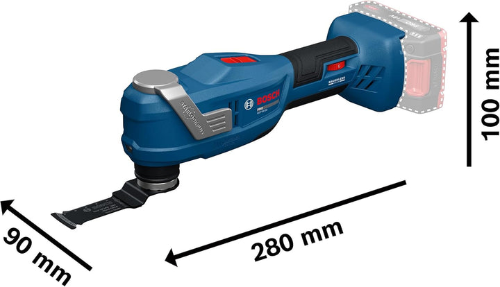 Bosch PRO 18V System Akku-Oszillationswerkzeug GOP18V-30 (inkl. Tauchsägeblatt PAIZ 32 APB, L-BOXX)