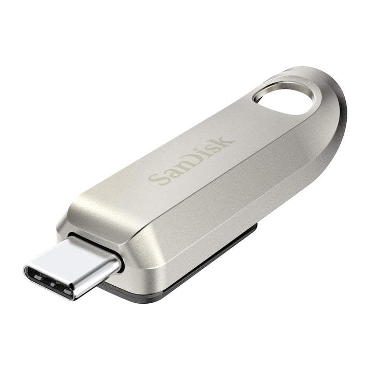 SanDisk Ultra Luxe USB-Type-C-Laufwerk 128 GB (USB-Type-C-Flash-Laufwerk, USB-3.2-Gen-1, Metalldesig