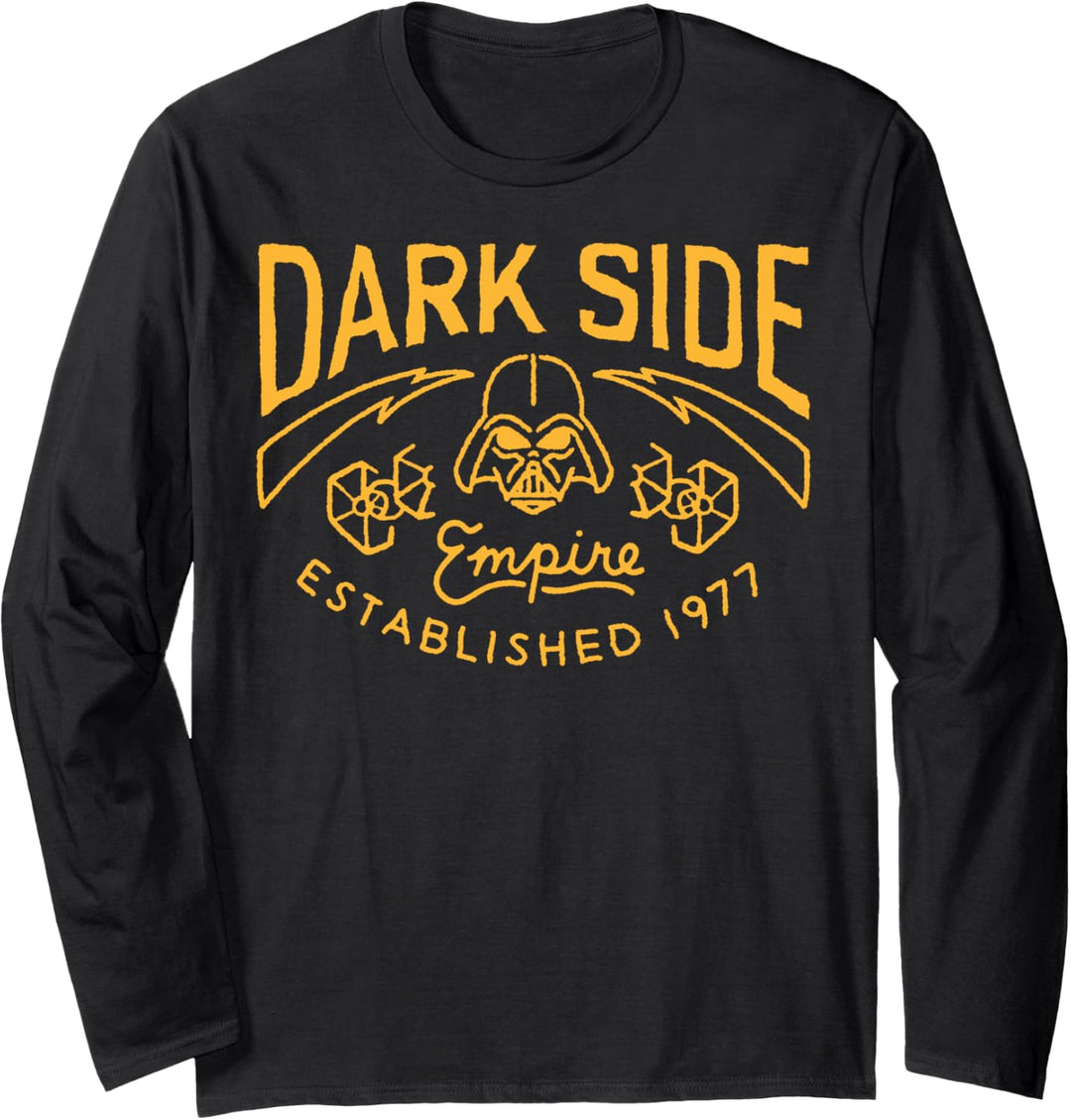 Star Wars Darth Vader Empire Doodle Left Chest B1 Langarmshirt