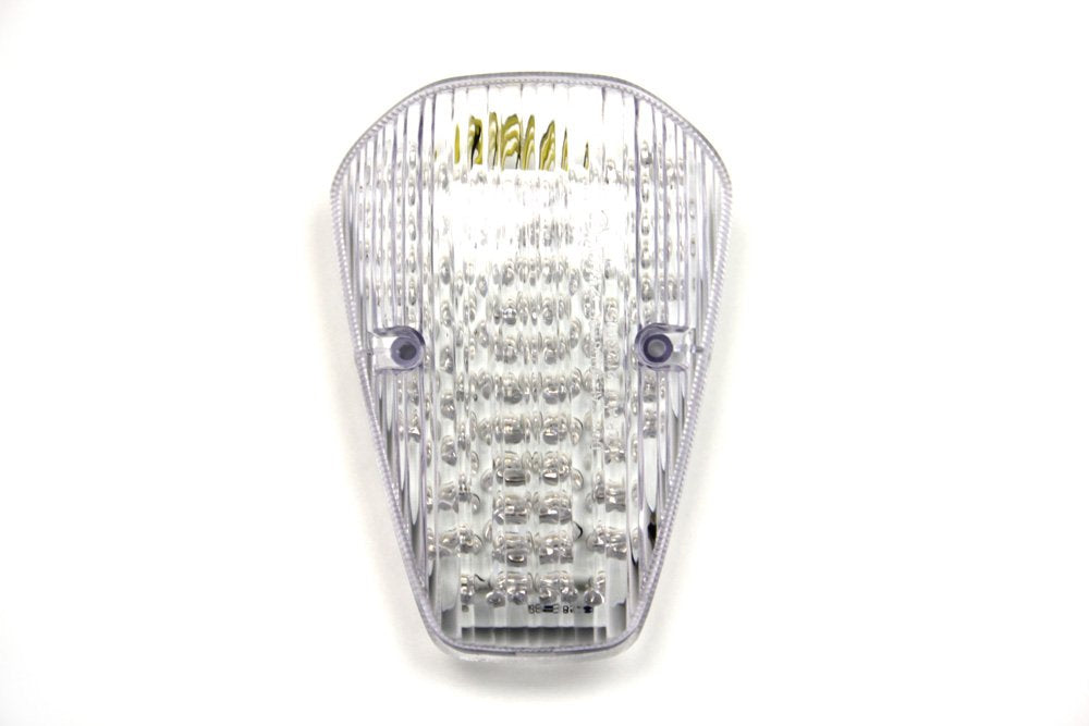 avdb-moto LED-Bremslicht mit integrierten Blinker kompatibel mit VTX 1300, 1800 (Klar), Klar