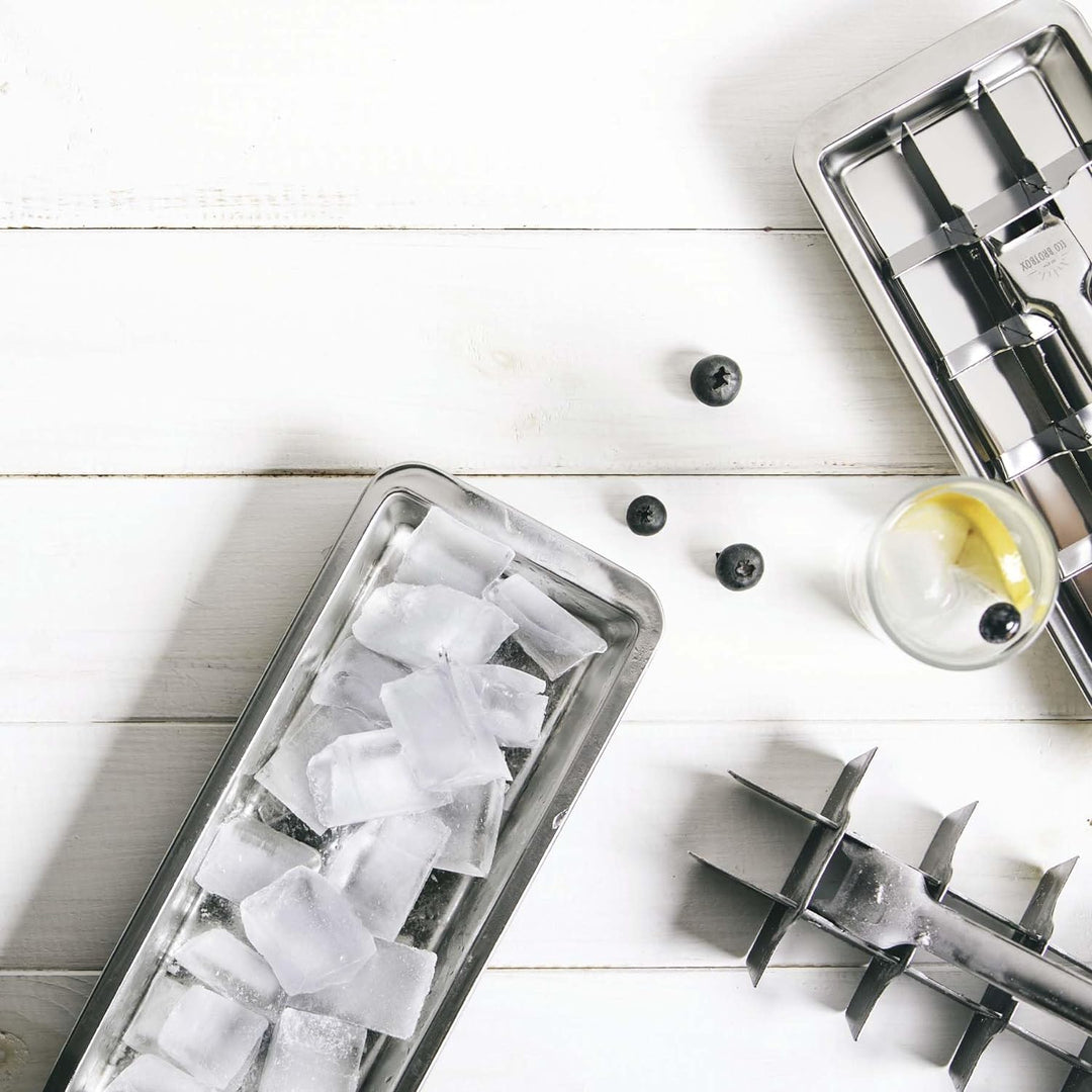 ECO Ice Cuber von ECO Brotbox | plastikfreie Eiswürfelform aus Edelstahl | Behälter lebensmittelecht