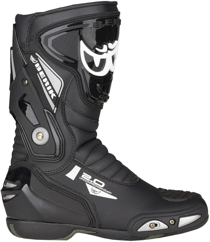 Berik Shaft 2.0 Motorradstiefel, schwarz, 40 40 EU Schwarz, 40 EU Schwarz