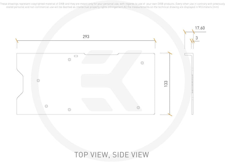 EK Quantum Vector² Xtreme RTX 3080/90 Backplate - Nickel