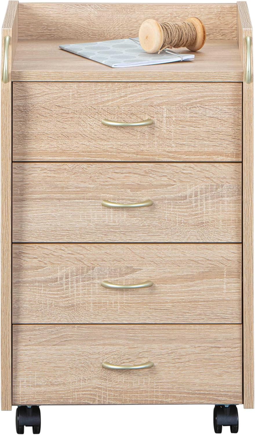 Inter Link – Rollcontainer mit Schubladen -Bürocontainer Standcontainer - Rollschrank Schubladenkomm