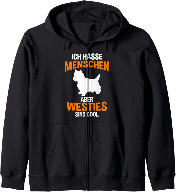 Westie White Terrier sind toll Westie White Terrier Kapuzenjacke