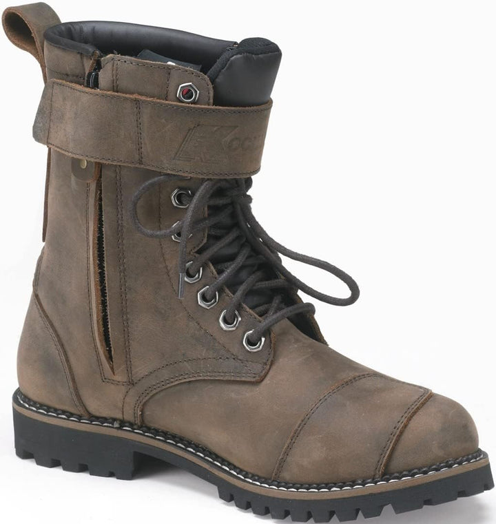 Kochmann Rider wasserdichte Motorradstiefel (Brown,42) 42 EU Braun, 42 EU Braun