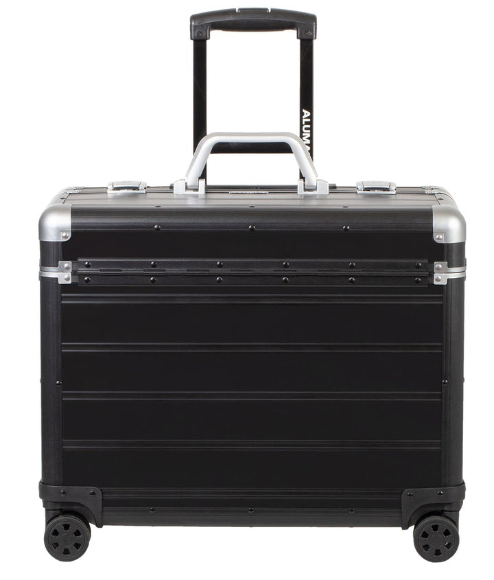 ALUMAXX 45169 Pilotenkoffer PANDORA, Trolley Aluminium, Piloten Rollkoffer Alu, Businesstrolley, Akt