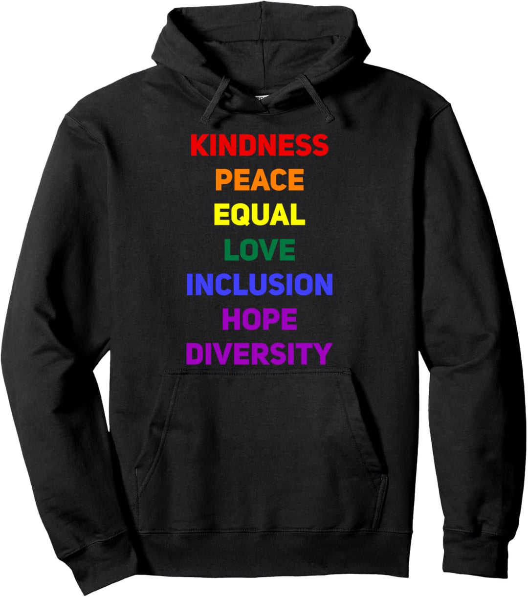 Freundlichkeit Frieden Equal Liebe Inclusion Homo Pullover Hoodie