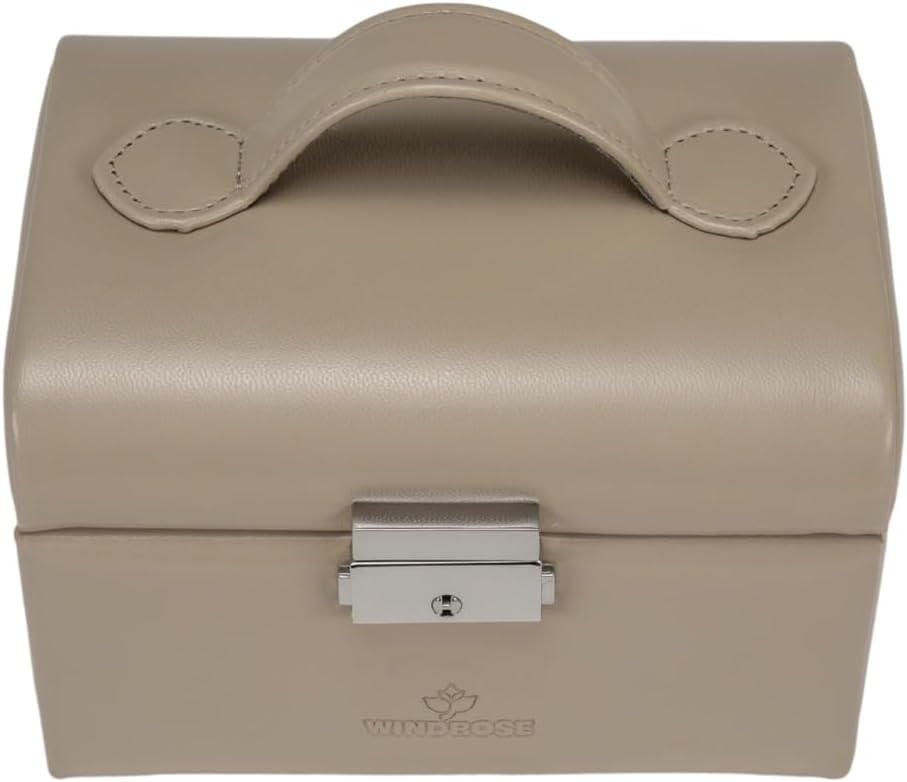 Windrose Schmuckkoffer/Merino Moda (beige), Beige