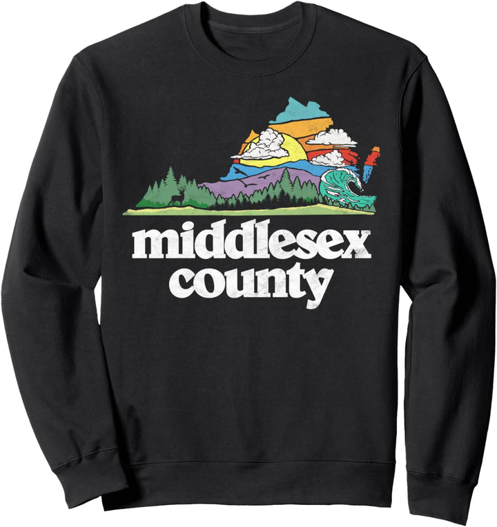 Middlesex County Virginia Outdoors & Nature Lover Retro Sweatshirt