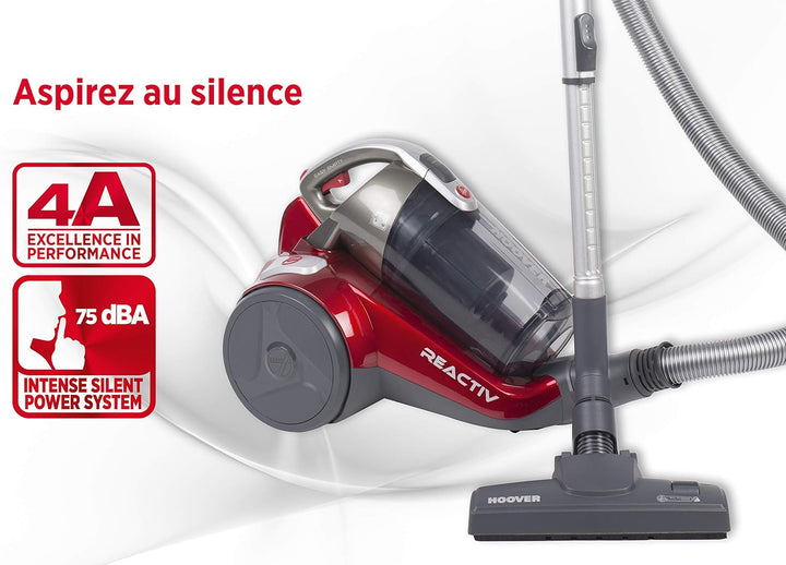 HOOVER Staubsauger Rc81_Rc25011 Grau, Metallisch, Rot