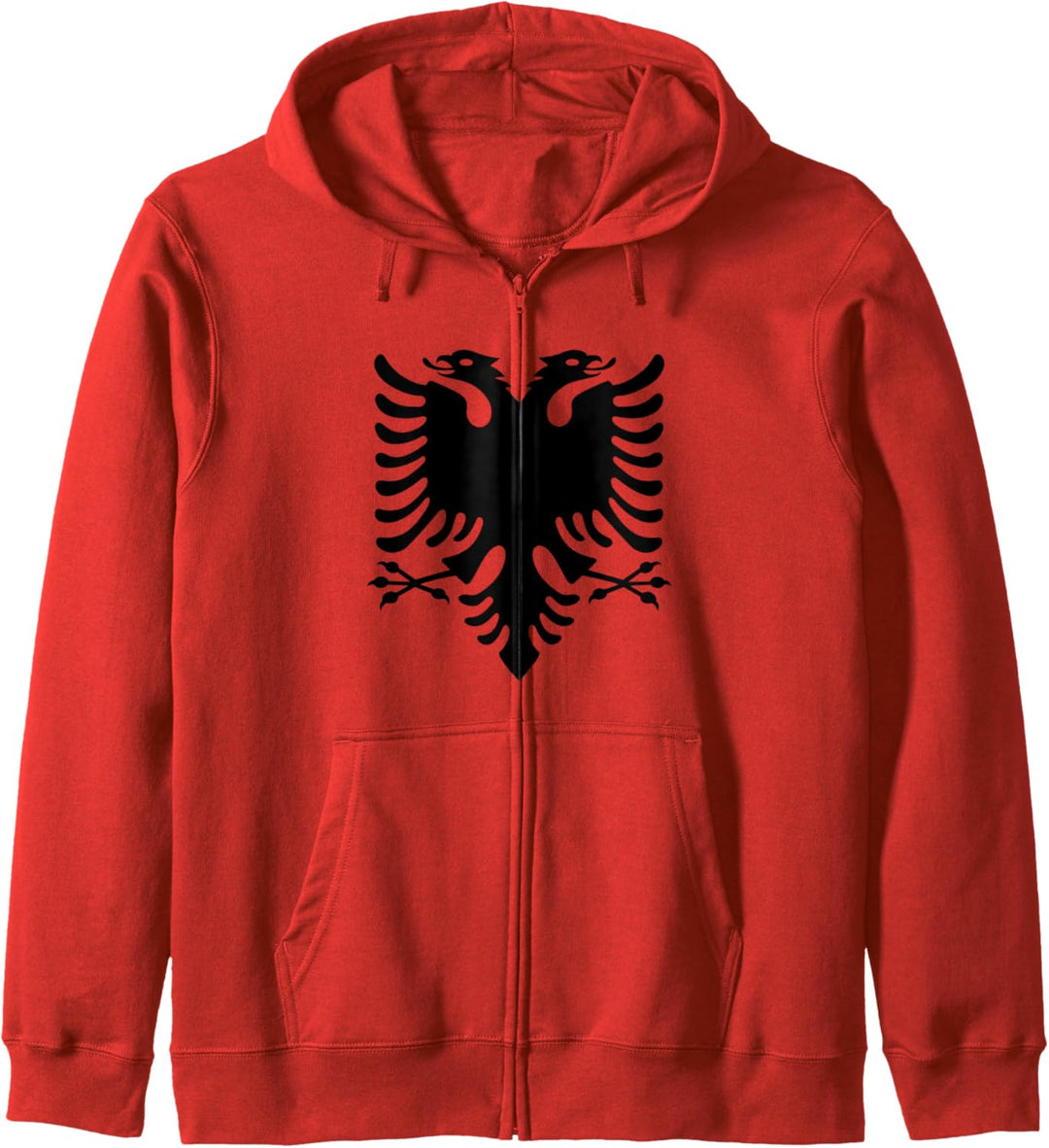 Albanien Flagge Kapuzenjacke
