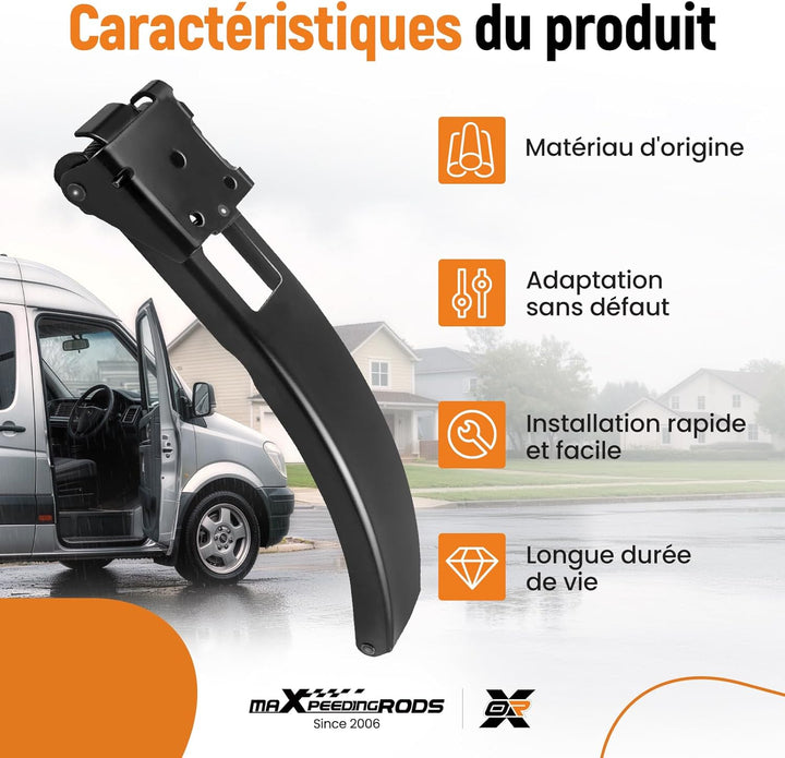 maXpeedingrods 2 X Türfangband Türfeststeller hinten für Sprinter CDI für Crafter TDI
