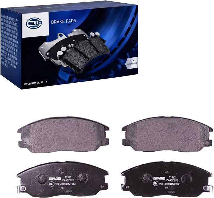HELLA PAGID 8DB 355 010-451 Bremsbelagsatz - T1362 - Dicke/Stärke: 17.3mm - Bremssystem: Mando - mit