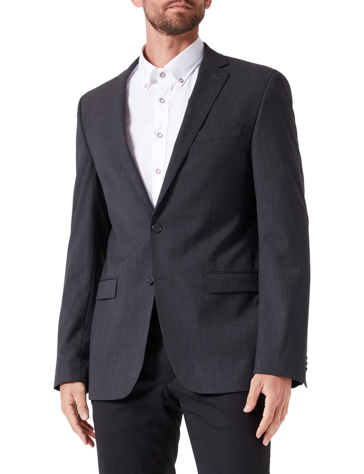 Daniel Hechter - Modern Fit - Herren Baukasten Sakko 25 Grau/Anthrazit (970), 25 Grau/Anthrazit (970