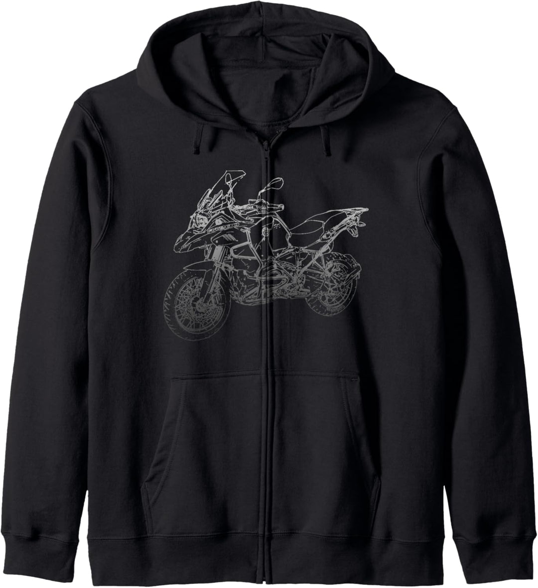 Motorrad Pencil Motiv R1200GS K51 ADV Enduro Touring Kapuzenjacke