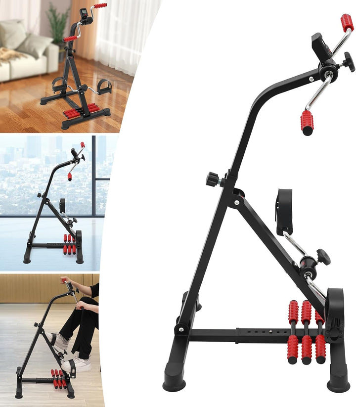 Pedal-Ausbilder Bein Maschinen mit LCD-Display 2in1 Arm und Beintrainer mit Einstellbarem Widerstand