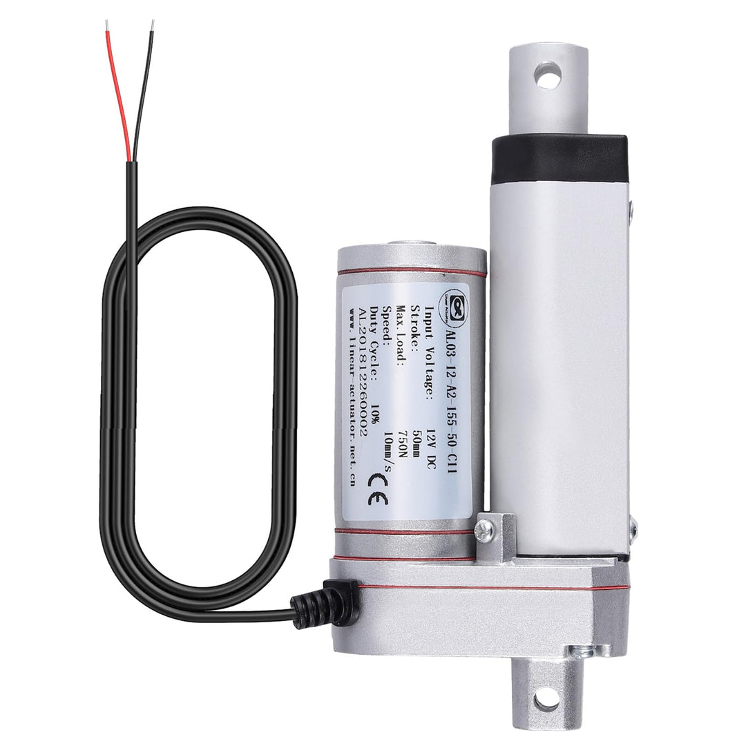 Justech Linearmotor Verstellantrieb Toröffner Linear Actuator Motor 12v DC 750N 50mm Lineartechnik E