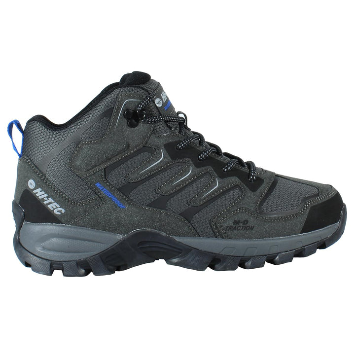 HI-TEC – Bergschuhe Herren Cervus Mid WP | Herren-Trekkingstiefel mit Membran, Gummisohle, Fersensta