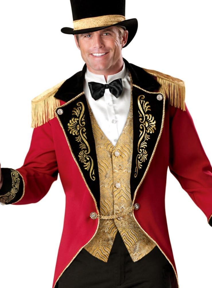 Maskworld Zirkusdirektor Kostüm - Ringmaster - Verkleidung Karneval Halloween & Motto-Party 3XL, 3XL