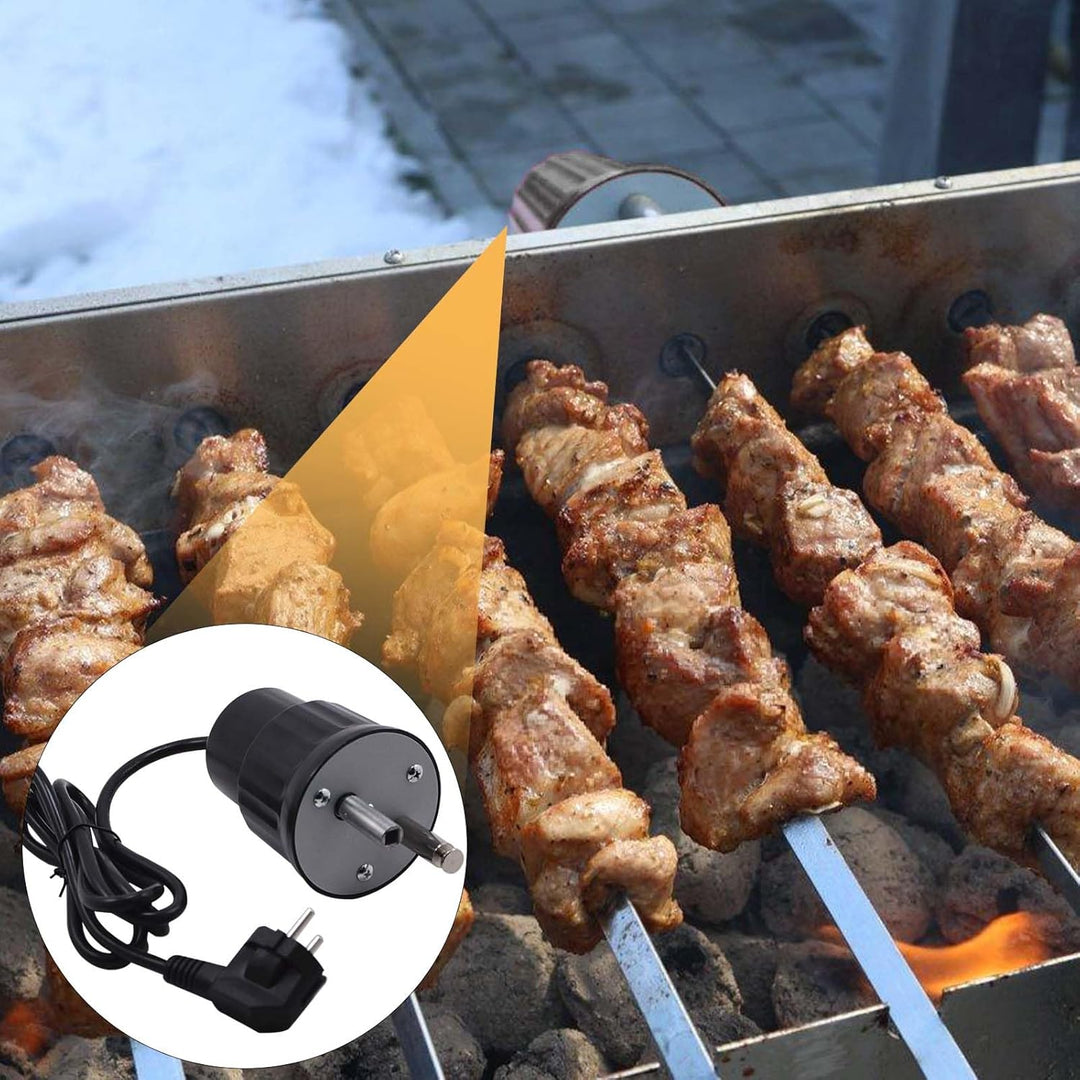 GOMETY Grillmotor, Elektromotor Grill Barbecue Motor DC 220V-240V Outdoor BBQ Drehmotor für Braten R