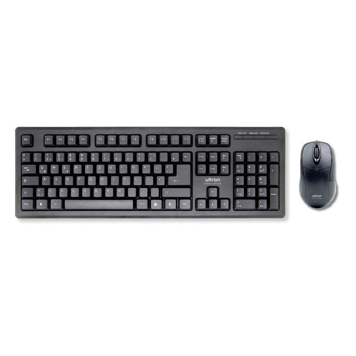 Ultron UMC-200 - Tastatur-und-Maus-Set - USB - Office - 800dpi - QWERTZ - Deutsch - Schwarz