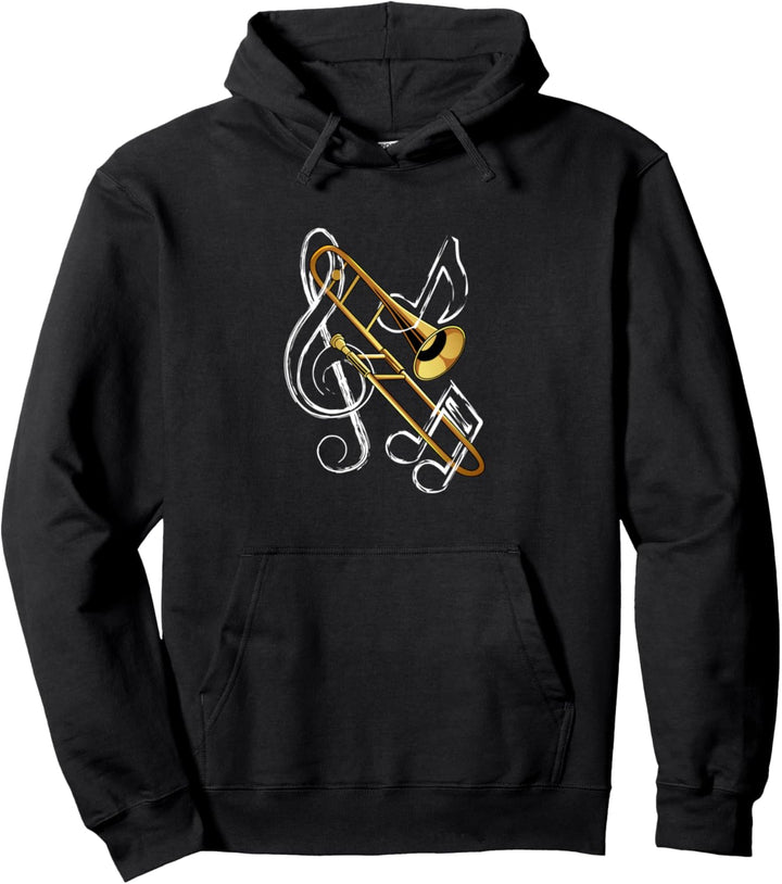 Posaune Blasmusik Orchester Spielmannszug - Posaune Pullover Hoodie
