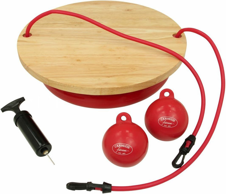 Carnegie Balance Board Gleichgewicht Therapie-Kreisel Toning Bälle Tube Bänder