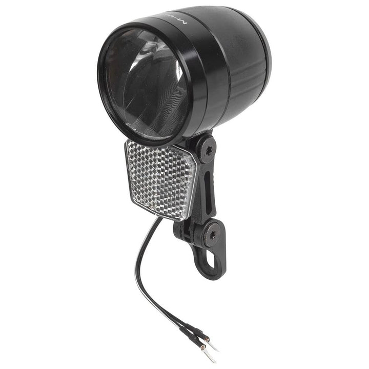 M-Wave Unisex-Adult Apollon E100 E-Bike Frontlicht, Schwarz, Einheitsgrösse