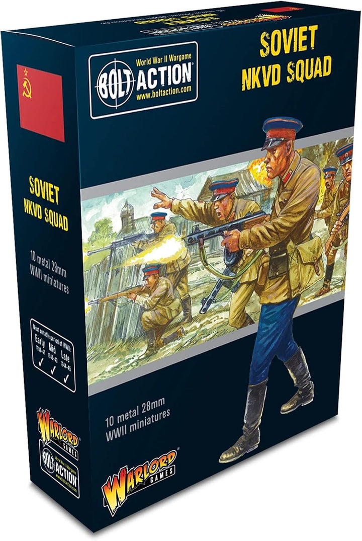 Warlord Games 402214006 - 1/56 Scale Bolt Action Sowiet NKVD Squad