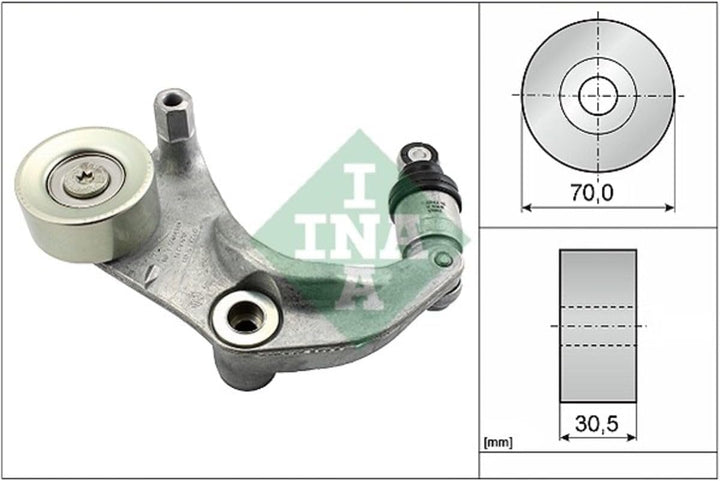 INA 534 0316 10 Riemenspanner, Keilrippenriemen