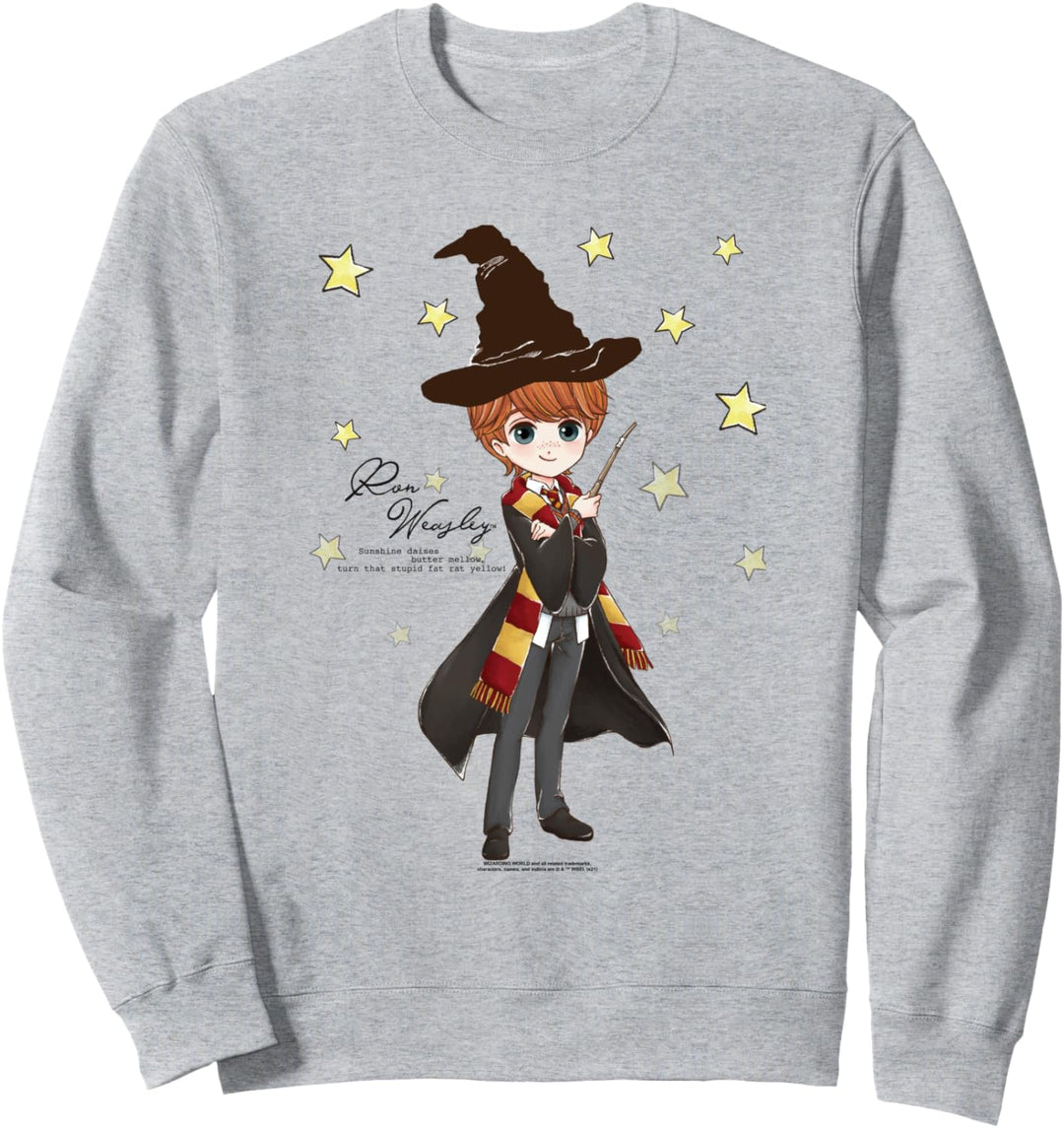 Harry Potter Ron Weasley Quote and Stars Sweatshirt