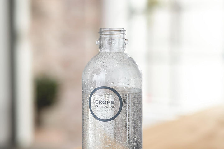 GROHE Blue Fizz, Wasserflasche (Fassungsvermögen: 850ml, nicht spülmaschinenfest, Bajonettverschluss