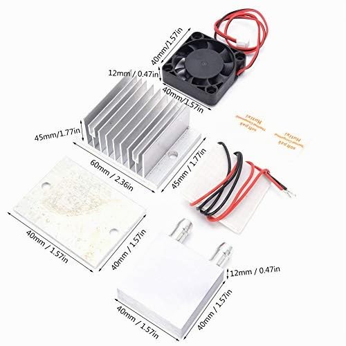 TEC1-12706 Kühlkörper Peltier Plattenmodul für Thermoelektrische Kühler 70W Wasserkühlsystem Kit