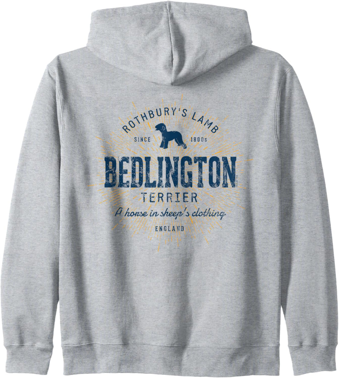 Bedlington Terrier Vintage Bedlington Terrier Kapuzenjacke