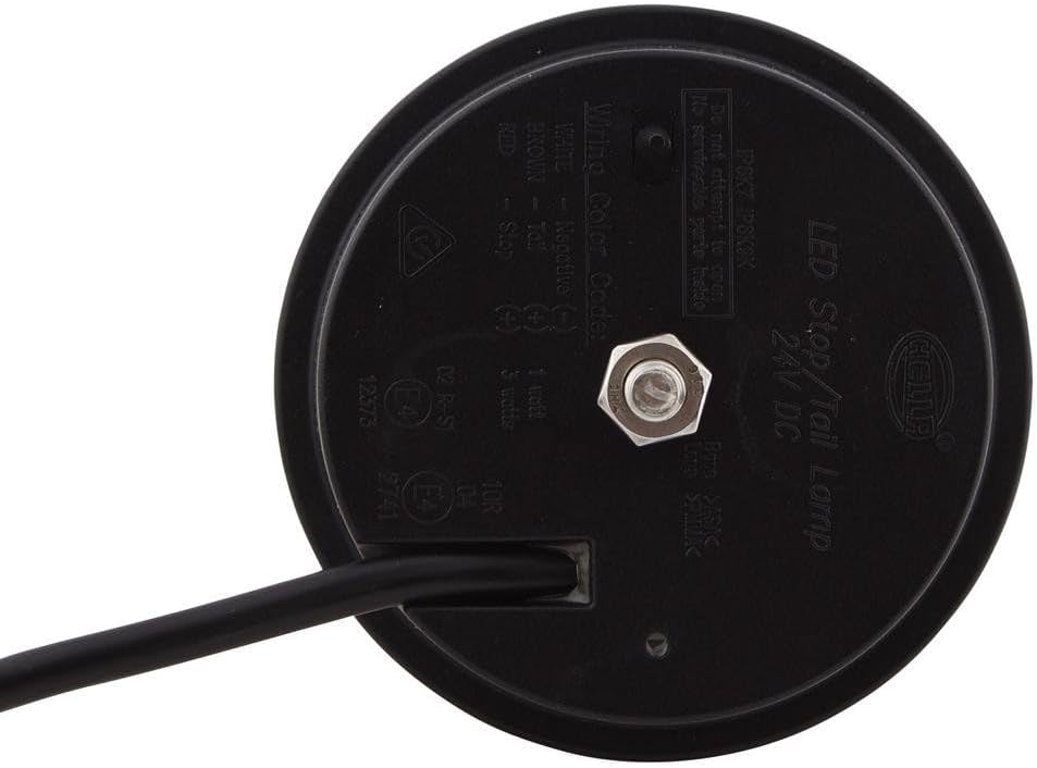 HELLA - Heckleuchte - 83mm - LED - 24V - Anbau/geschraubt - Lichtscheibenfarbe: rot - Kabel: 2500mm