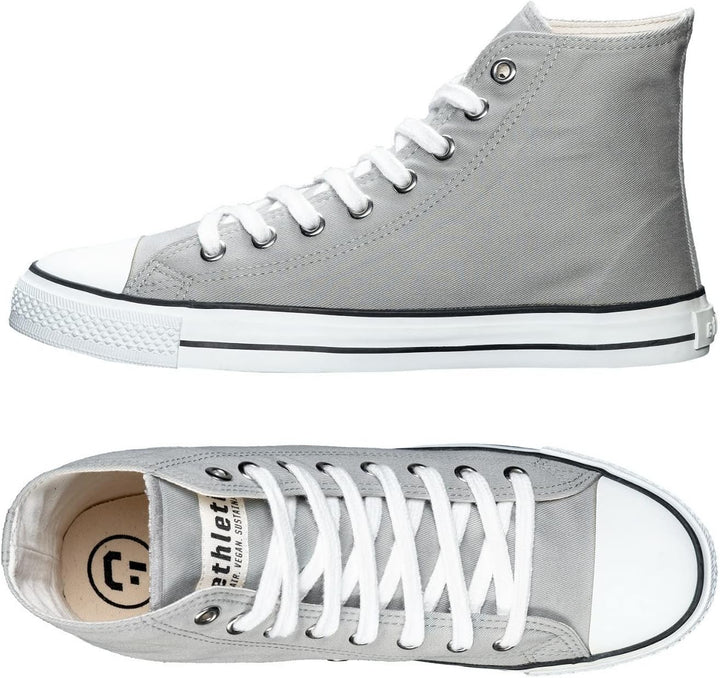 Ethletic Unisex Sneaker Hi Fair Trainer White Cap Fair | Vegan | Nachhaltig 36 EU Urban Grey Just Wh