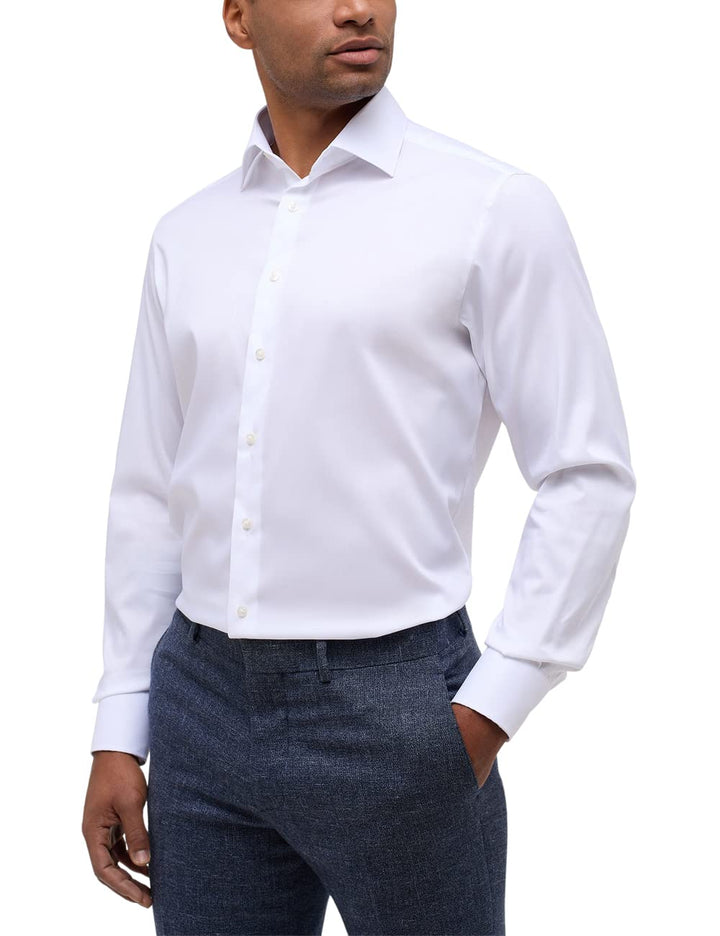 ETERNA Herren Performance Shirt MODERN FIT 38 Weiss, 38 Weiss
