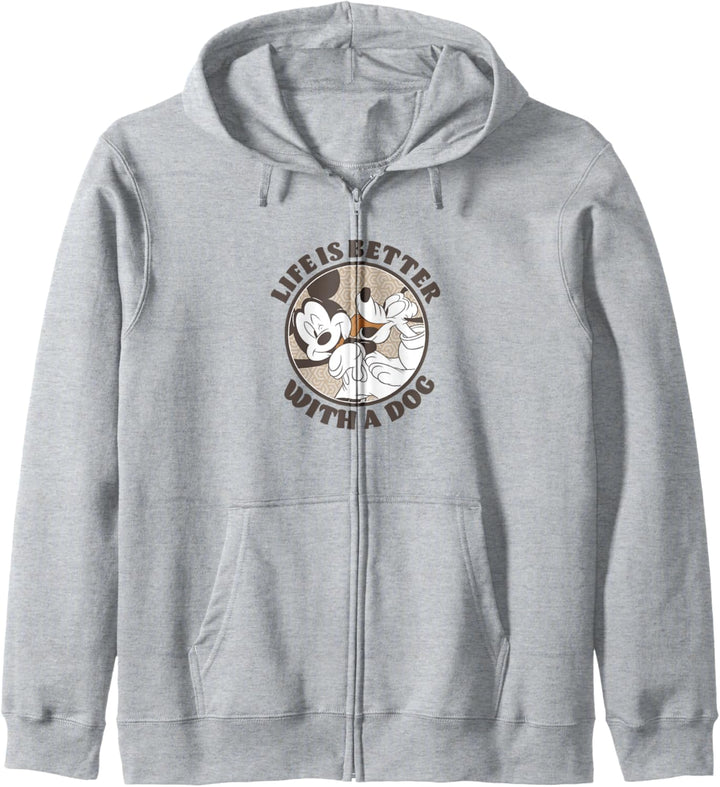 Disney Mickey And Friends Life Is Better With A Dog Kapuzenjacke