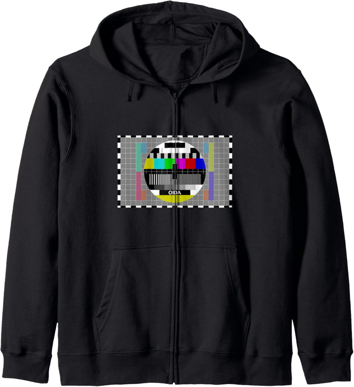 Oida I Cooles Österreich Nerd Testbild Oida Kapuzenjacke