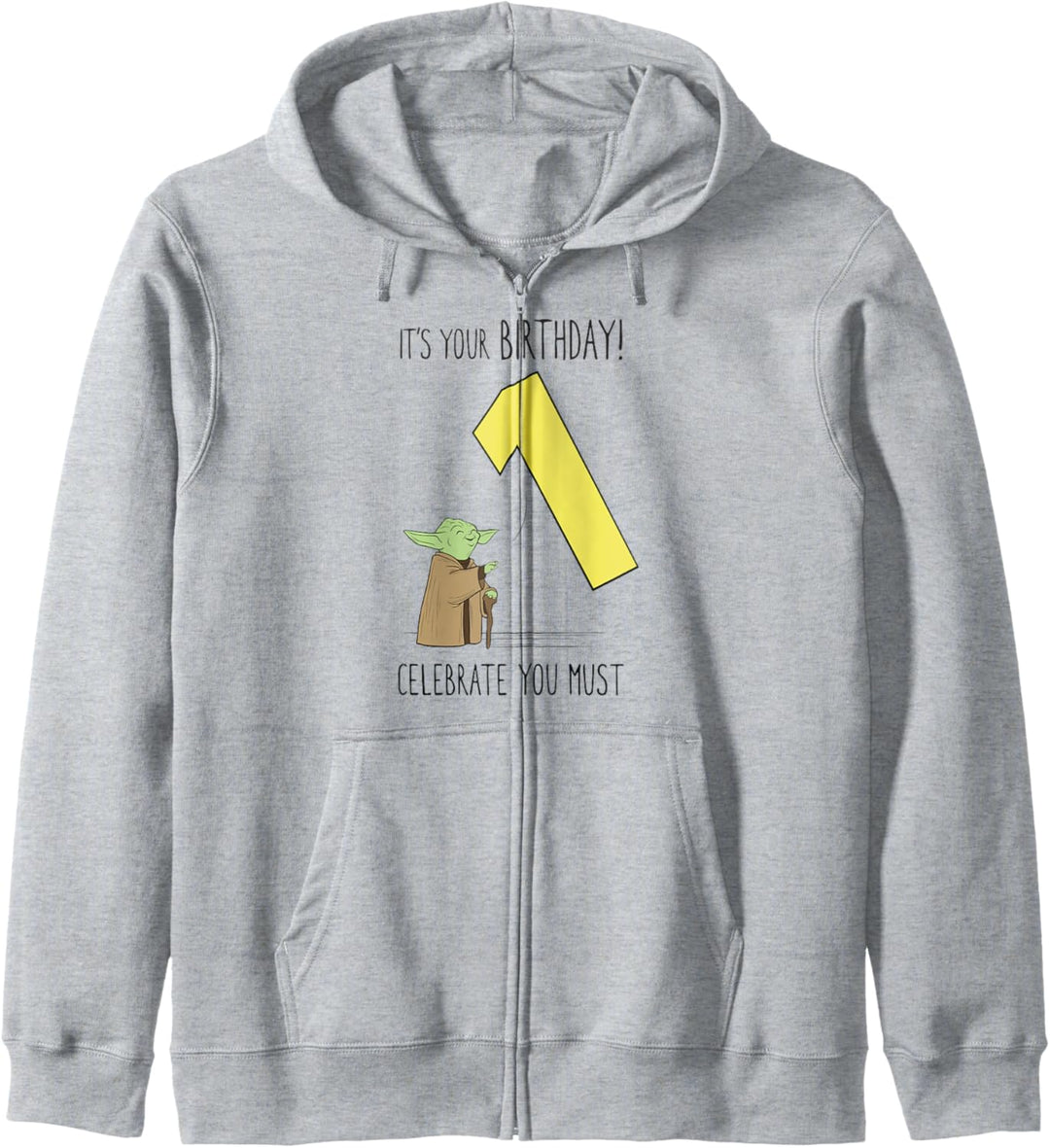 Star Wars First Birthday Yoda Kapuzenjacke