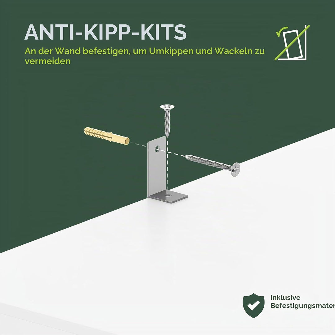 Furinno Luder Bücherregal Bücherregal Lagerregal 4-stöckig weiss Weiss 30.5(W) x 106.1(H) x 23.7(D)