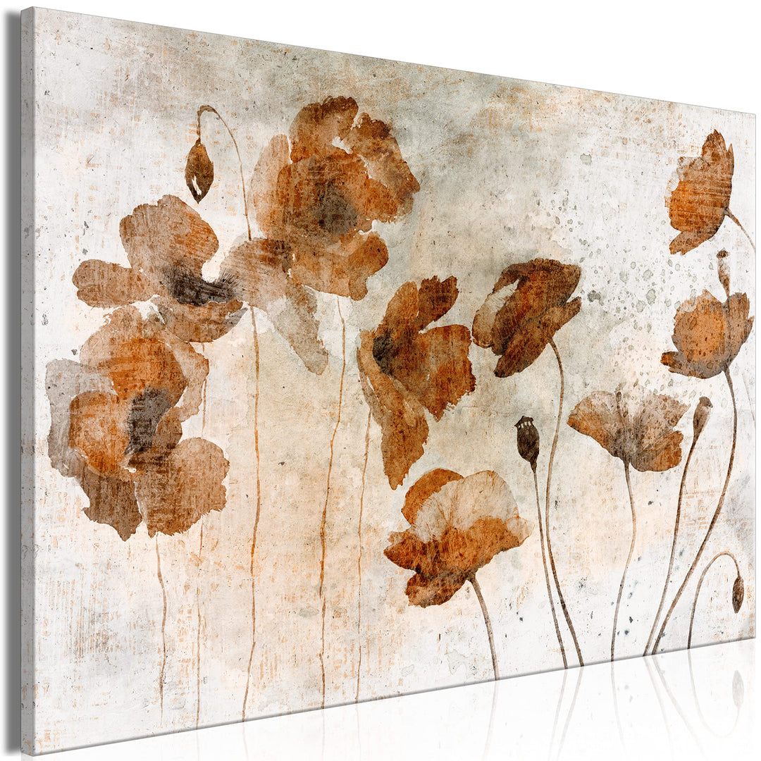 murando - Bilder Mohnblumen 120x80 cm Leinwandbild 1 tlg Kunstdruck modern Wandbilder XXL Wanddekora