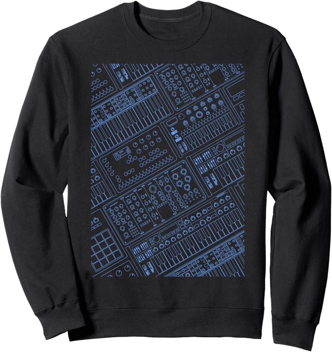 Synthesizer für Elektronische Musikproduzenten DJ Musiker Sweatshirt