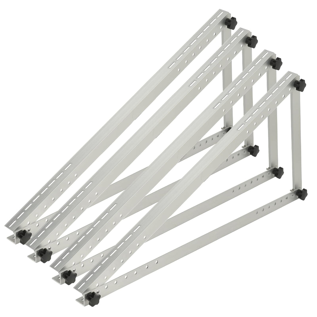 TEOV Befestigung Solarpanel Halterung Balkonkraftwerk 1305mm, Solarmodul Halterung Wandmontage für F