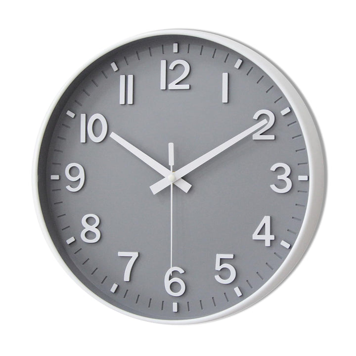 HZDHCLH Funkuhr 30 cm Grosses Ziffernblatt Wanduhr Geräuschlos,Geeignet für Schule, Zuhause, Wanddek